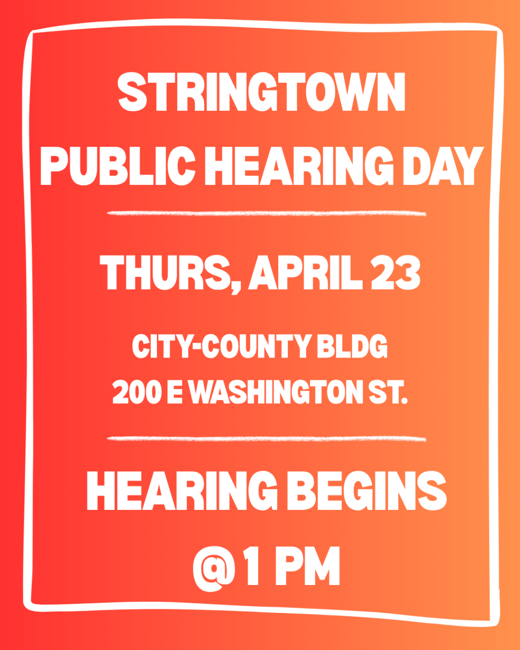 THE HEARING FOR SAULCY & ASTOR IS STILL HAPPENING ON APRIL&nbsp;23